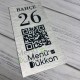 Metal QR Karekod Menü 10x5cm